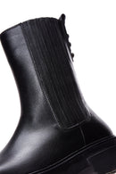 Women's Black Zipper Boots | Derimod