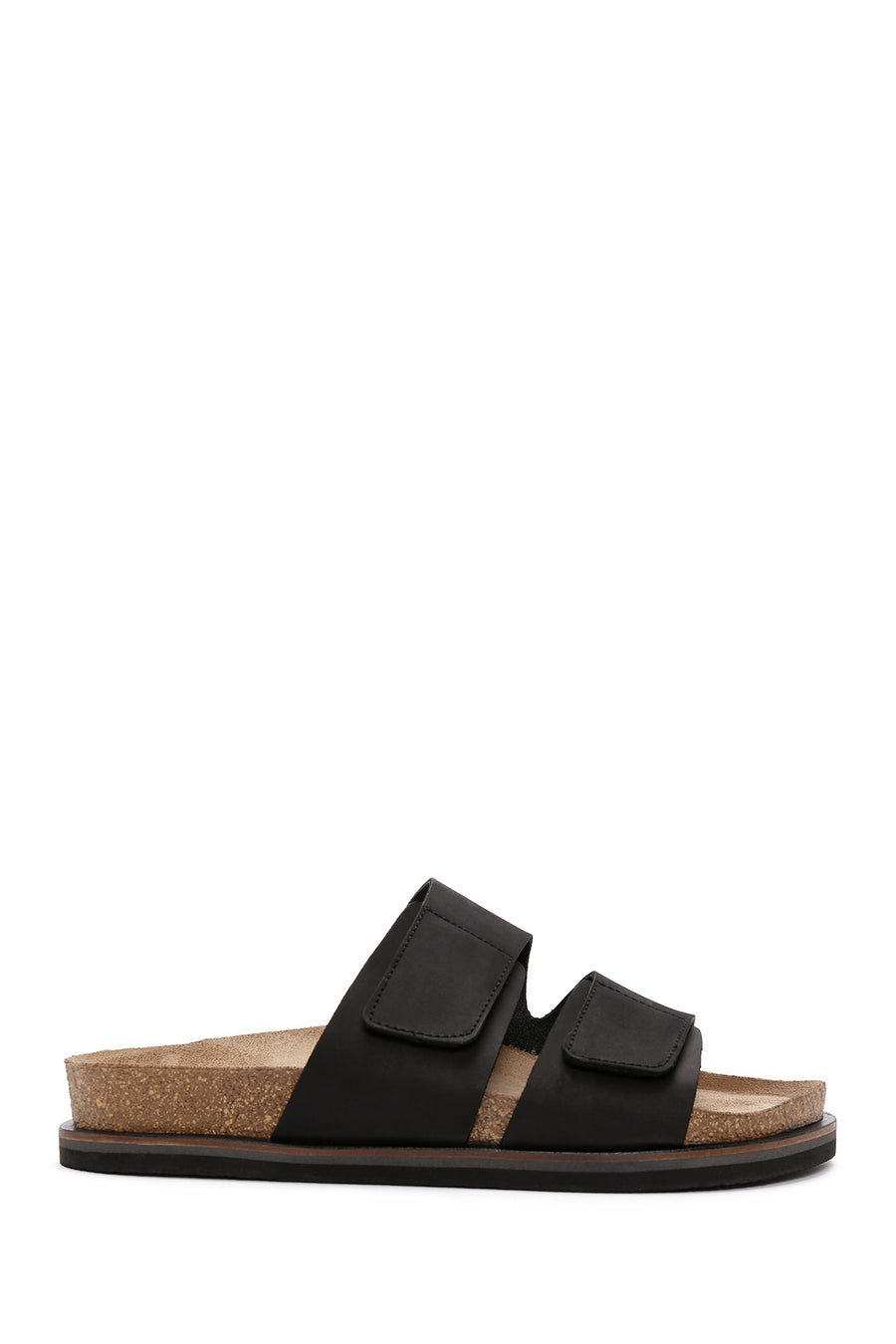 Men's Black Nubuck Leather Slippers 26SFD6225V3 | Derimod