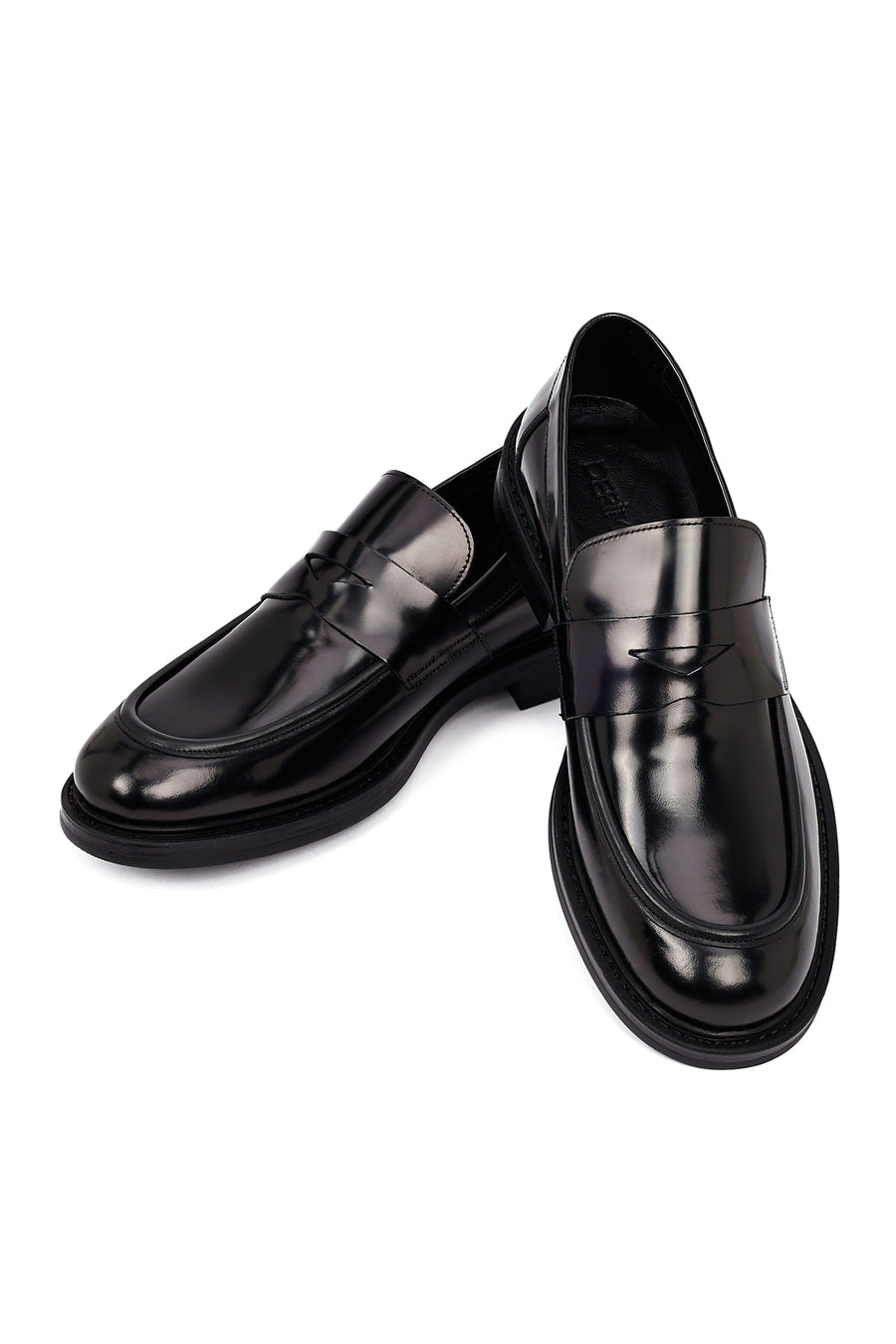 Erkek Siyah Deri Casual Loafer
