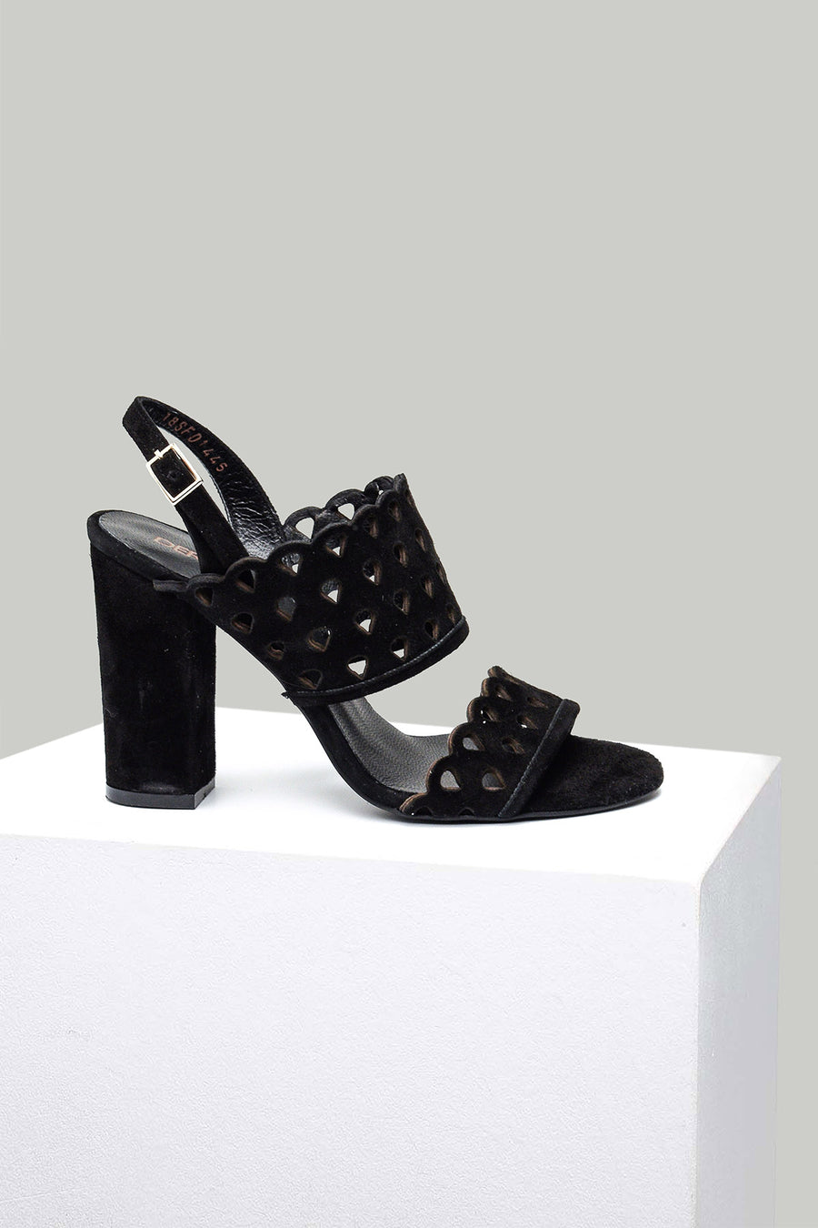 Suede Women's Heeled Leather Sandals