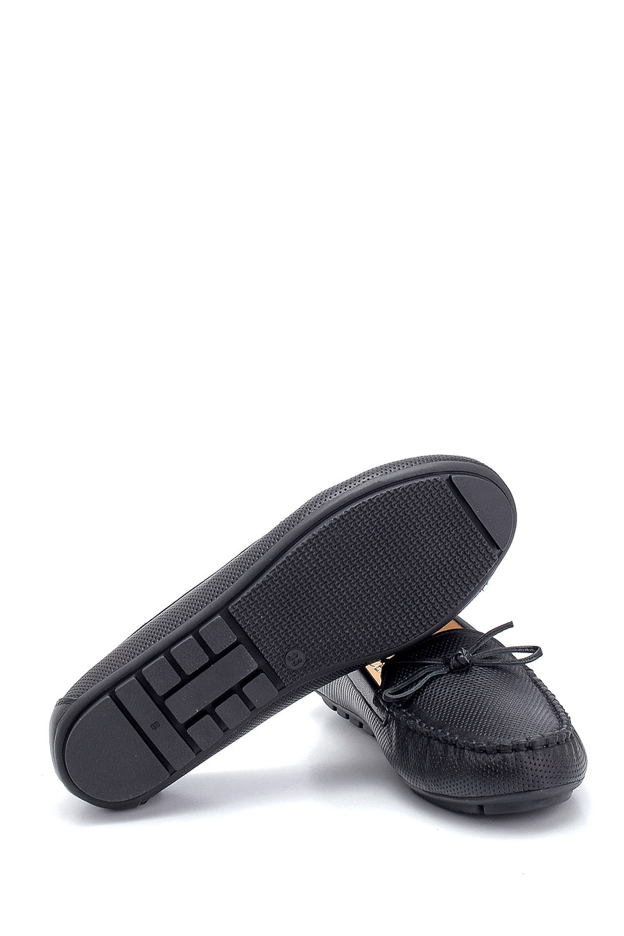 Women's Leather Bow Detailed Loafer