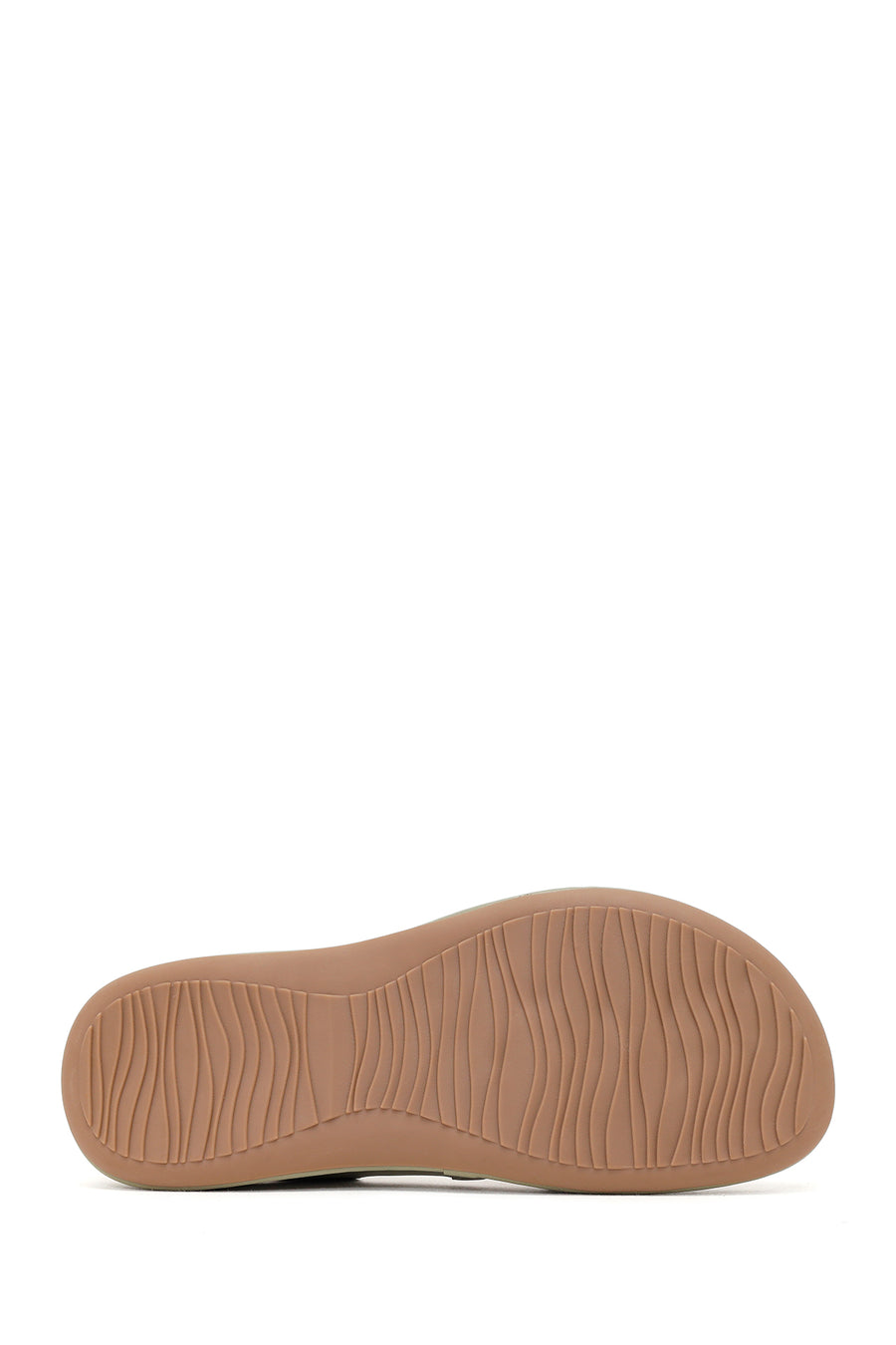 Women's Green Chunky Sole Comfort Sandals