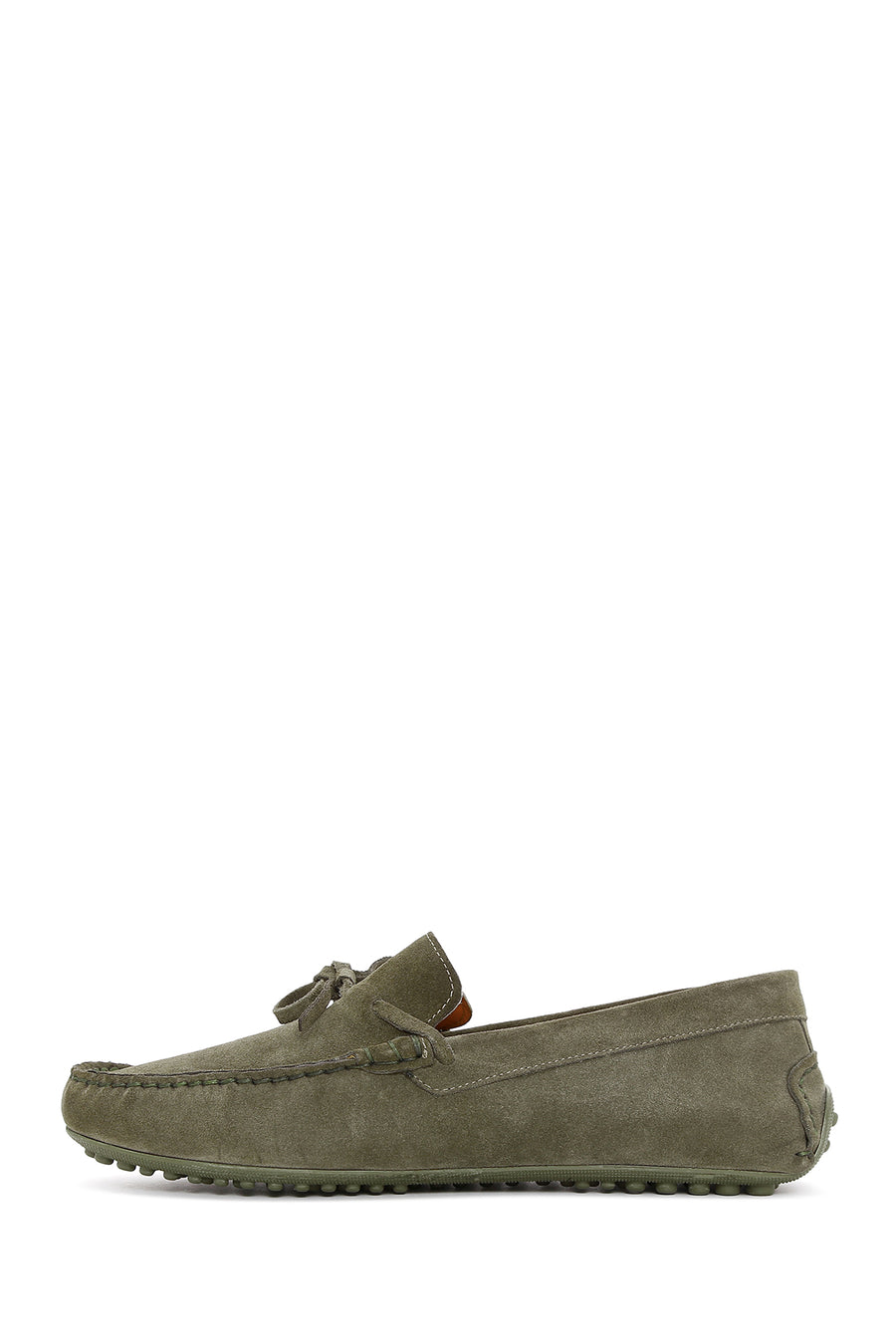 Men's Khaki Suede Leather Casual Loafer