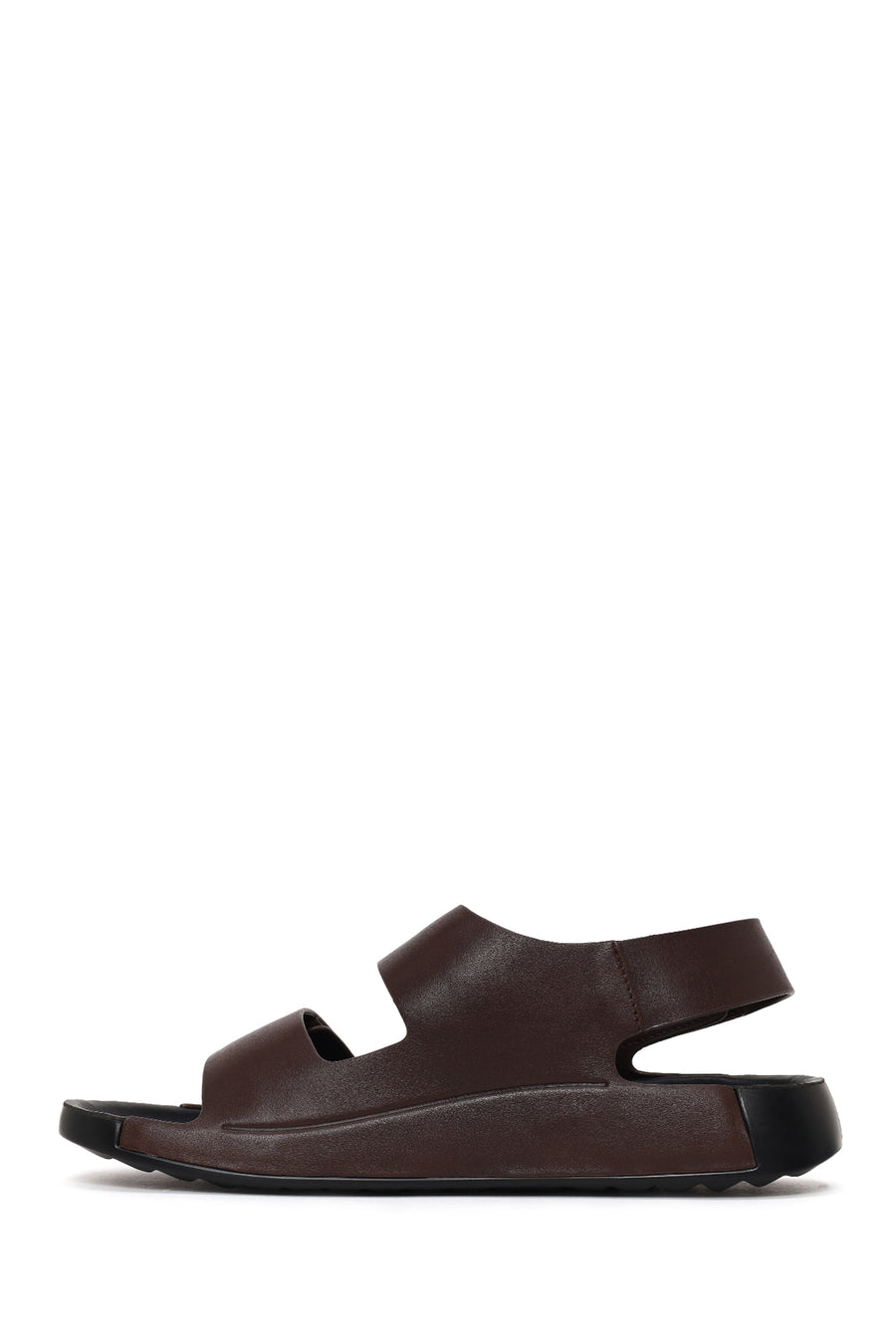 Male Brown Strapped Leather Sandals