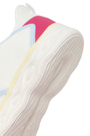Derimod Zero Woman White Lace-Up Chunky-Soled Fabric Sneakers | Derimod