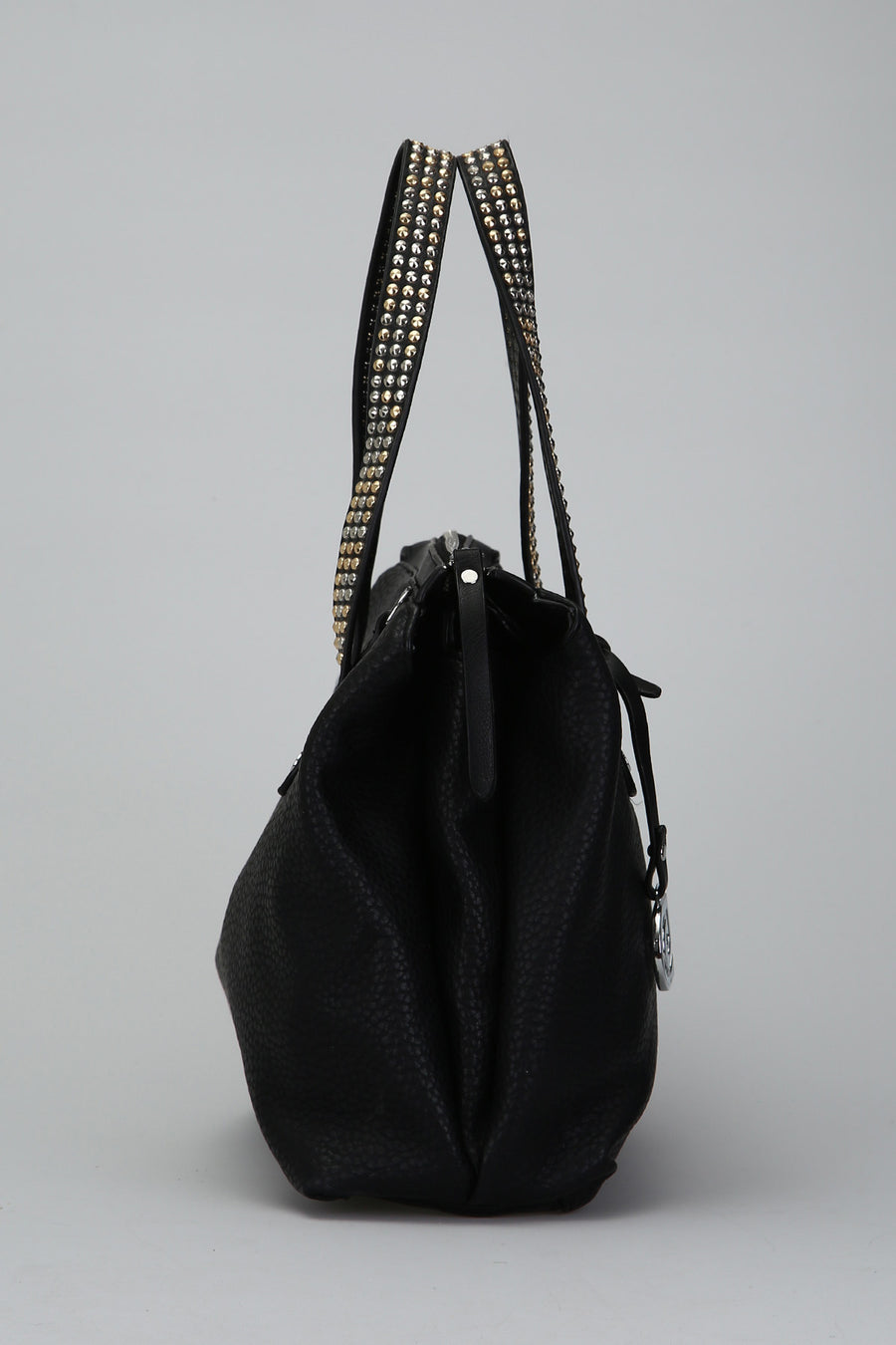 Women's Shoulder Bag with Staple Detail