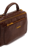 Woman Brown Long-Strap Crossbody Bag | Derimod