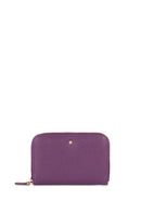 Geox Women's Purple Leather Wallet | Derimod