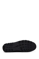Woman Black Leather Comfort Loafer | Derimod
