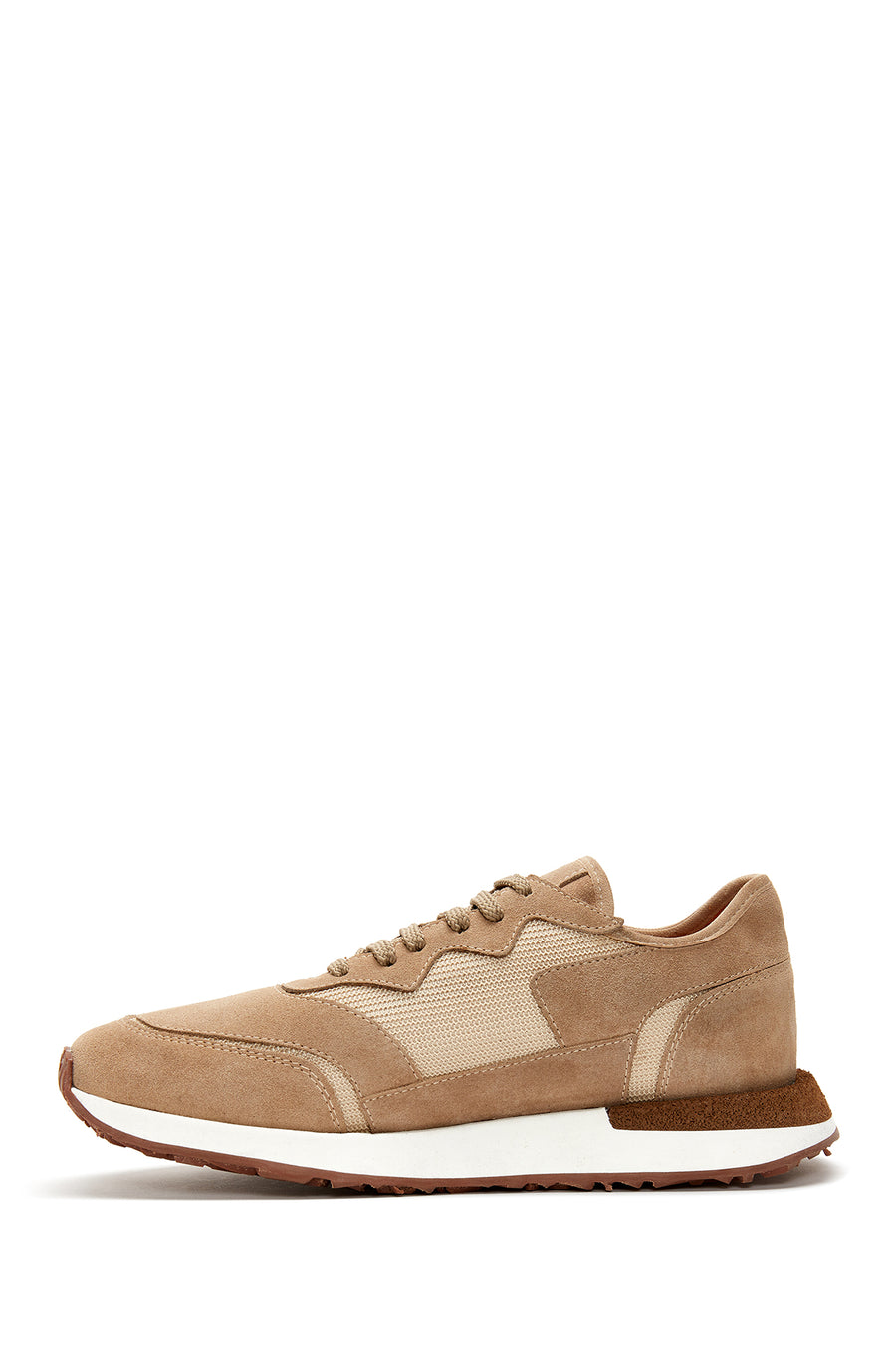 Erkek Vizon Deri Sneaker