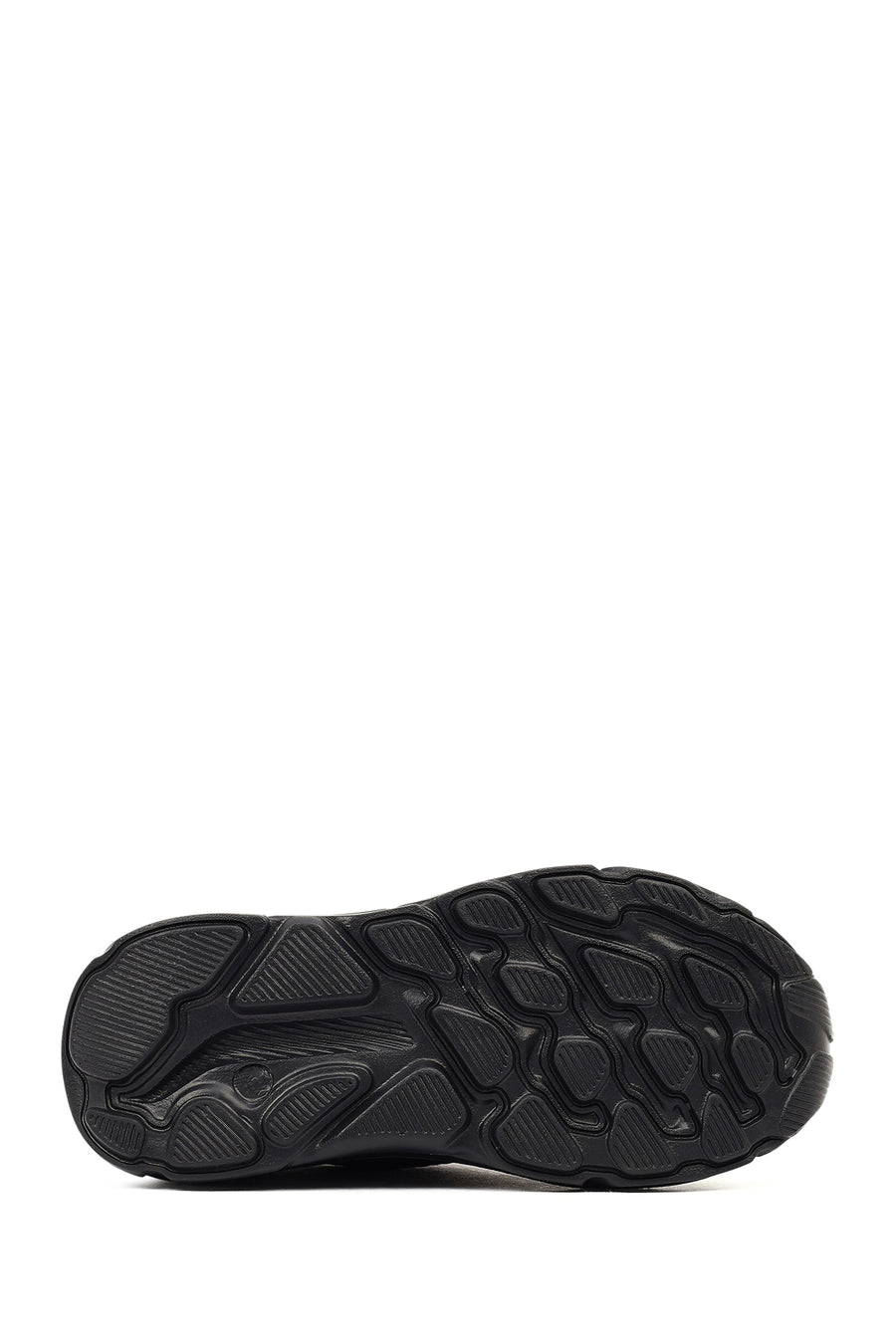 Derimod Zero Women's Black Lace-Up Thick-Soled Fabric Sneaker