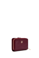 Women's Burgundy Patent Leather Wallet | Derimod