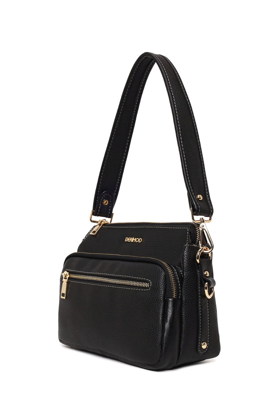 Woman Black Long Strap Shoulder Bag