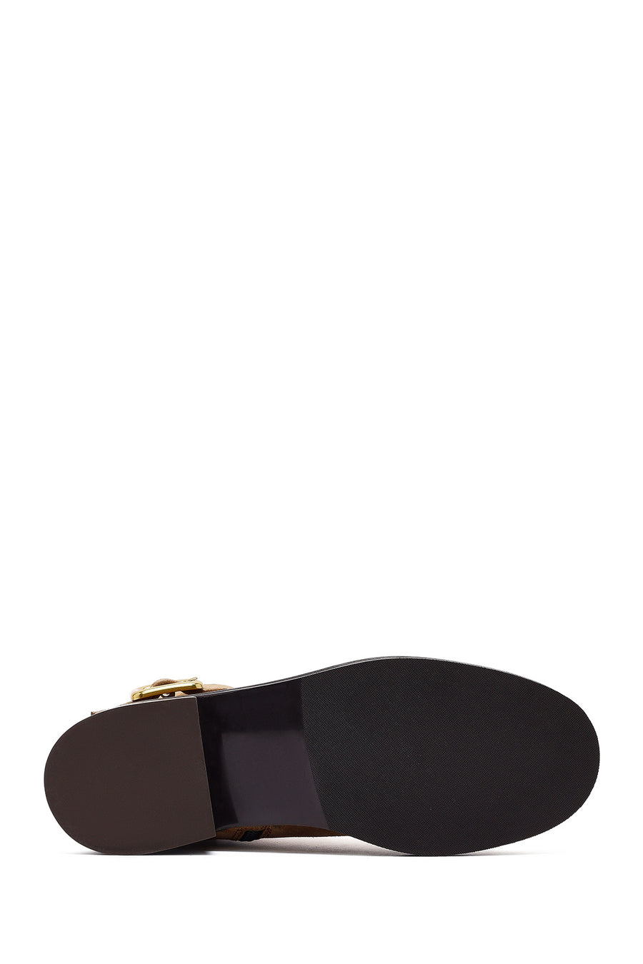Woman Mink Zippered Suede Leather Boat