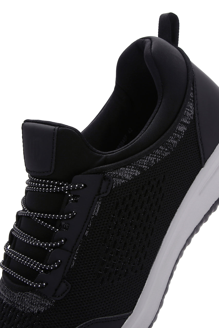 Derimod Zero Men's Black Lace-Up Thick Soled Fabric Sneaker