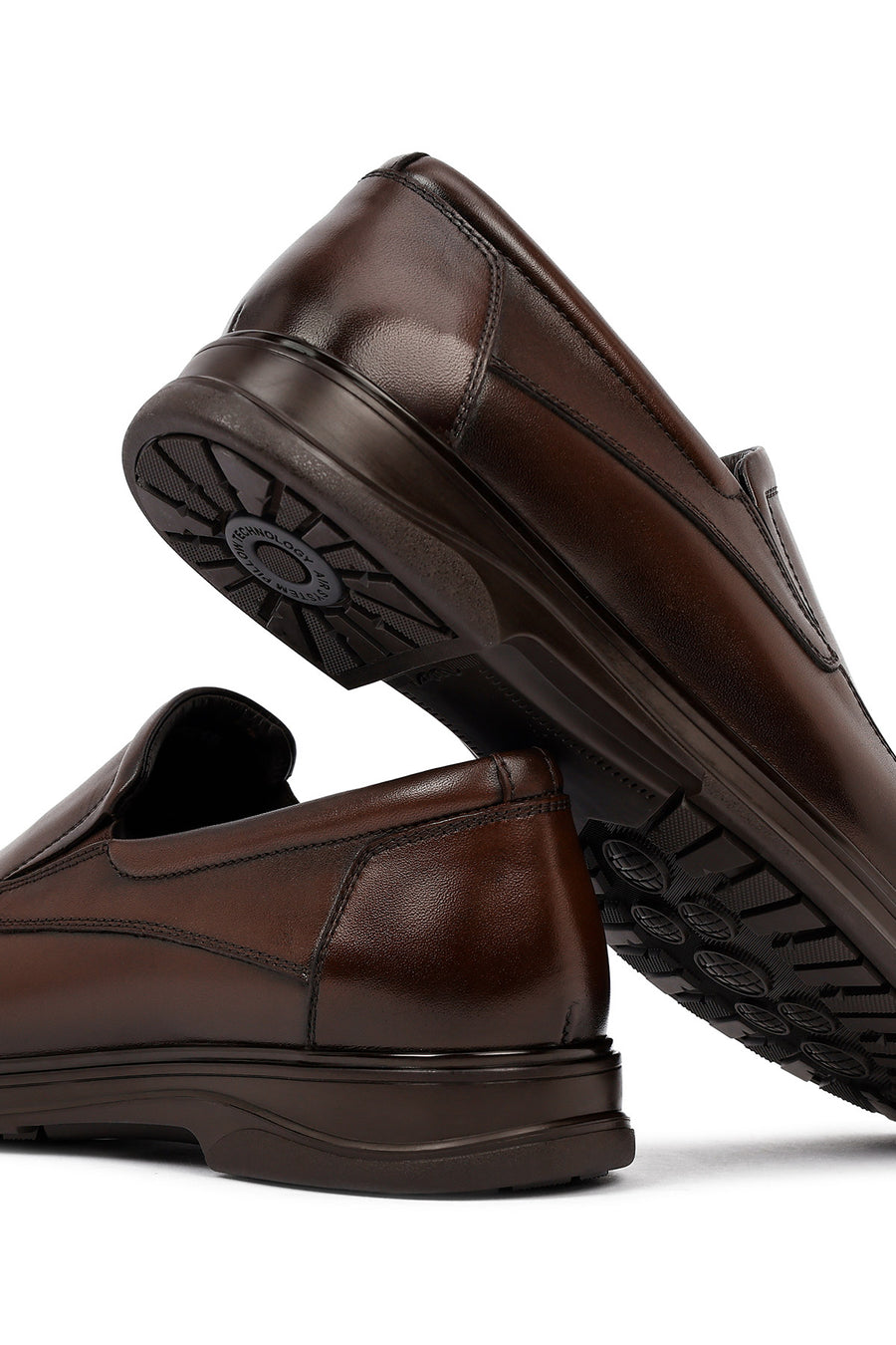 Derimod Fly Male Brown Leather Loafer