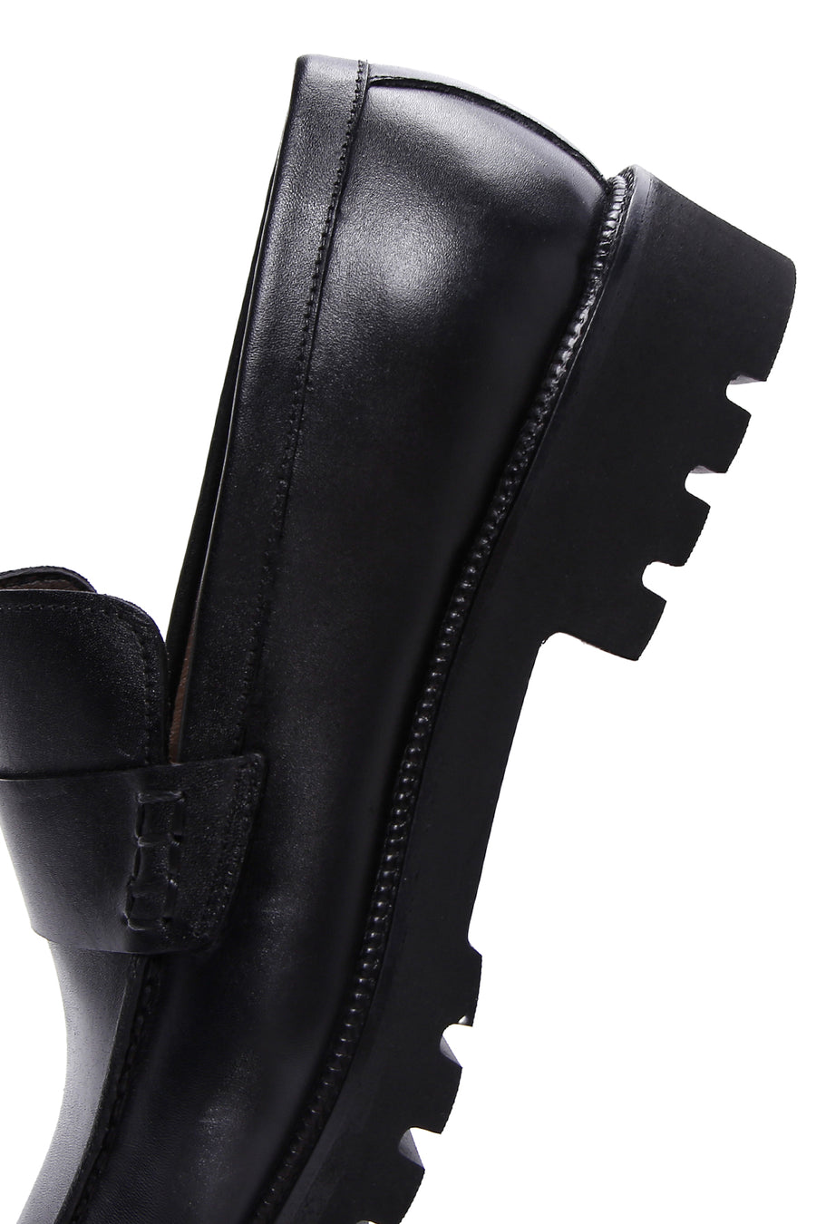 Erkek Siyah Deri Casual Loafer