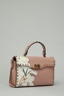 Printed Pink Women's Shoulder Bag | Derimod