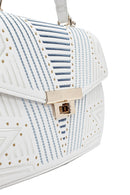 Women's Cream Printed Long Shoulder Bag | Derimod