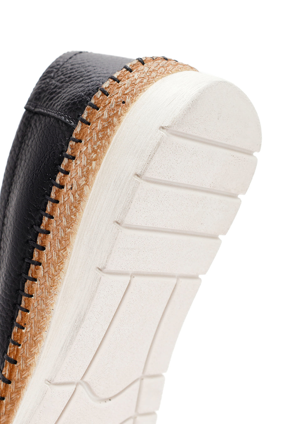 Women's Black Leather Comfort Loafer