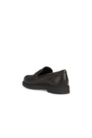Geox Men's Brown Spherica EC1 Leather Masculine Loafer | Derimod