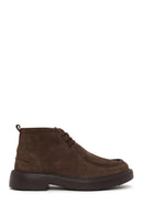 Male Mink Lace-Up Thick-Soled Suede Casual Boots | Derimod