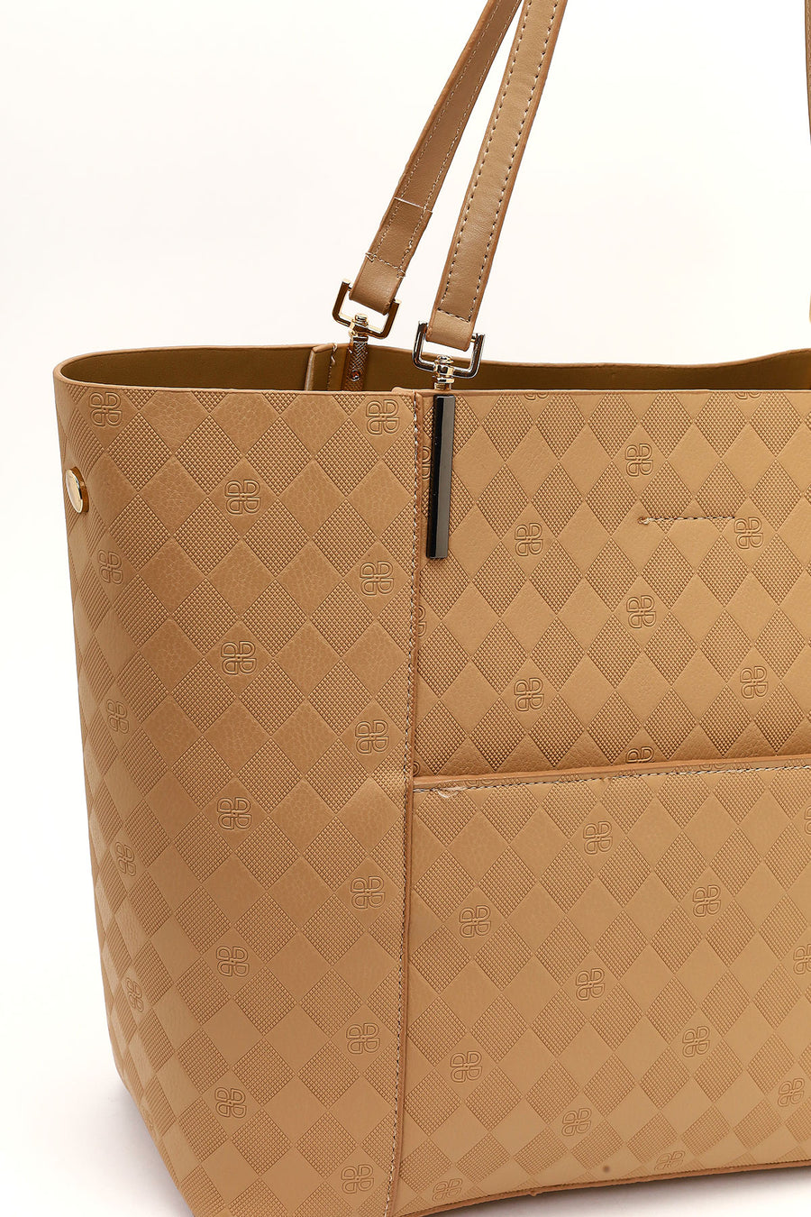 Women's Tan Printed Shoulder Bag