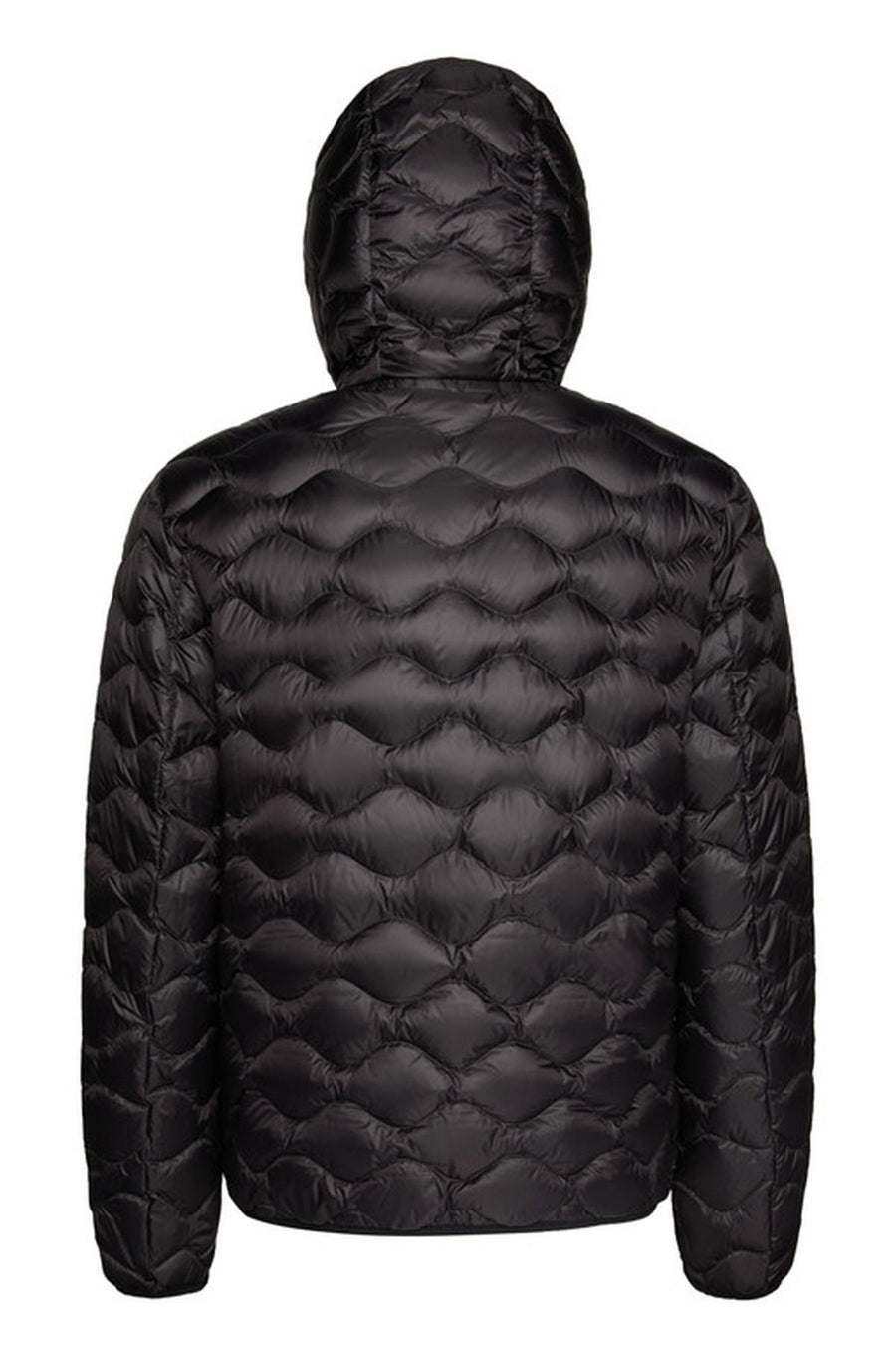 Geox Men's Black Ascanio Hooded Coat