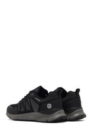 Derimod Dry Men's Black Lace-Up Fabric Sneaker | Derimod