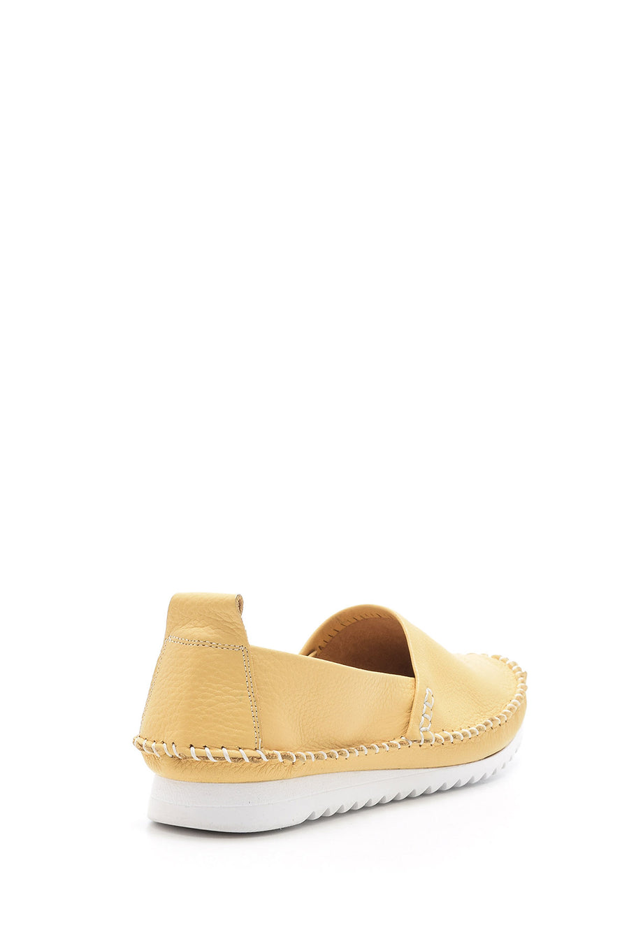 Women's Leather Loafer with Stitching Detail