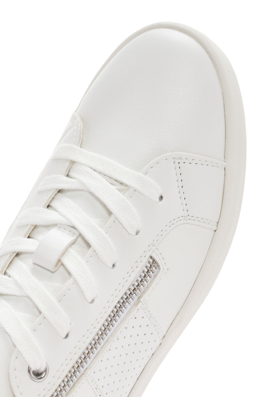 Geox Kadın Beyaz Blomiee Bağcıklı Deri Sneaker