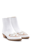 Women's Leather Cowboy Boots | Derimod