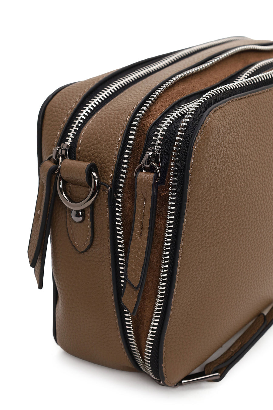 Woman Mink Long-Strap Crossbody Bag