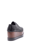 Women's Snakeskin Patterned High-Sole Shoes | Derimod
