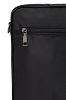 Men's Black Fabric Messenger Bag | Derimod