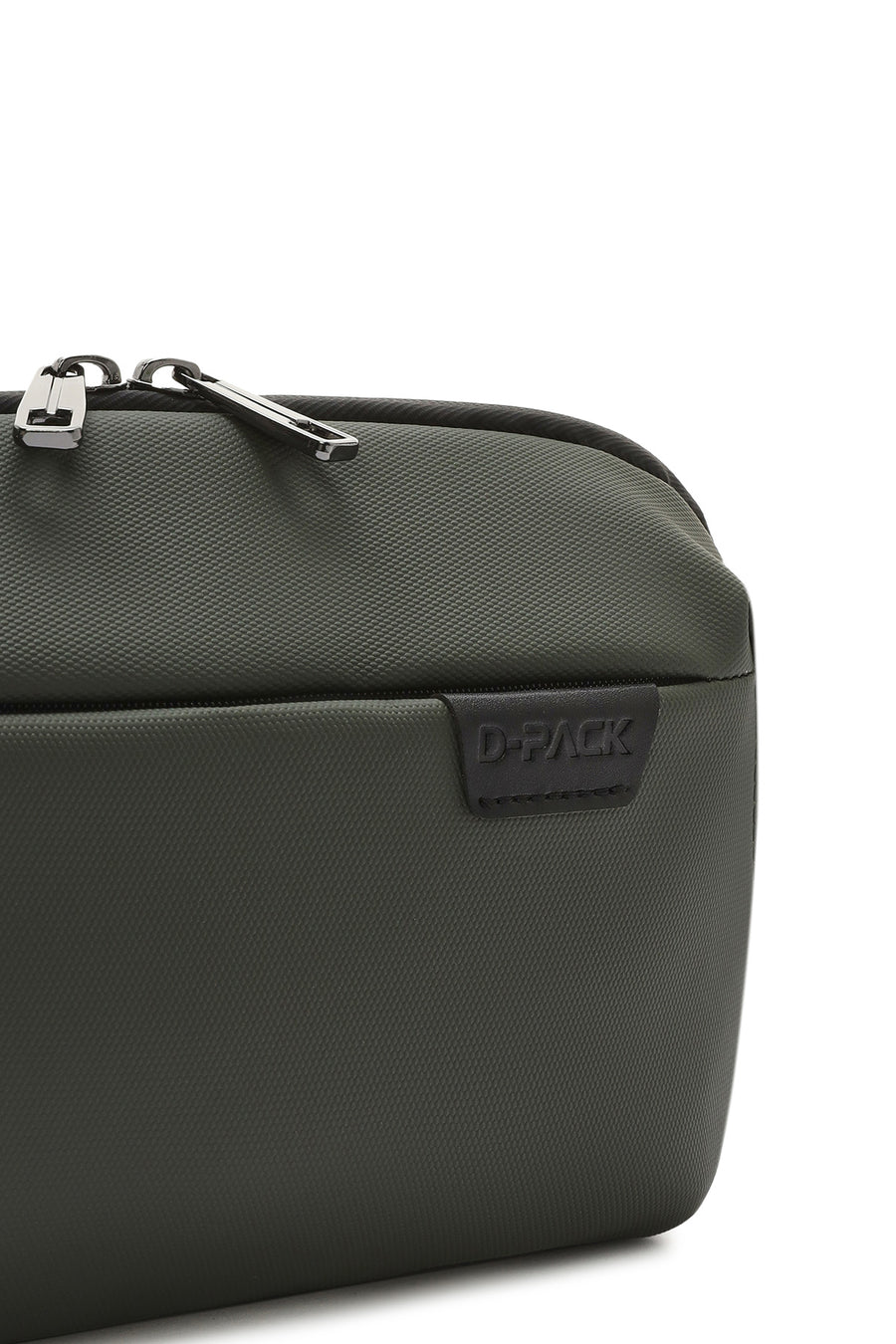 D-Pack Men's Khaki Fabric Handbag