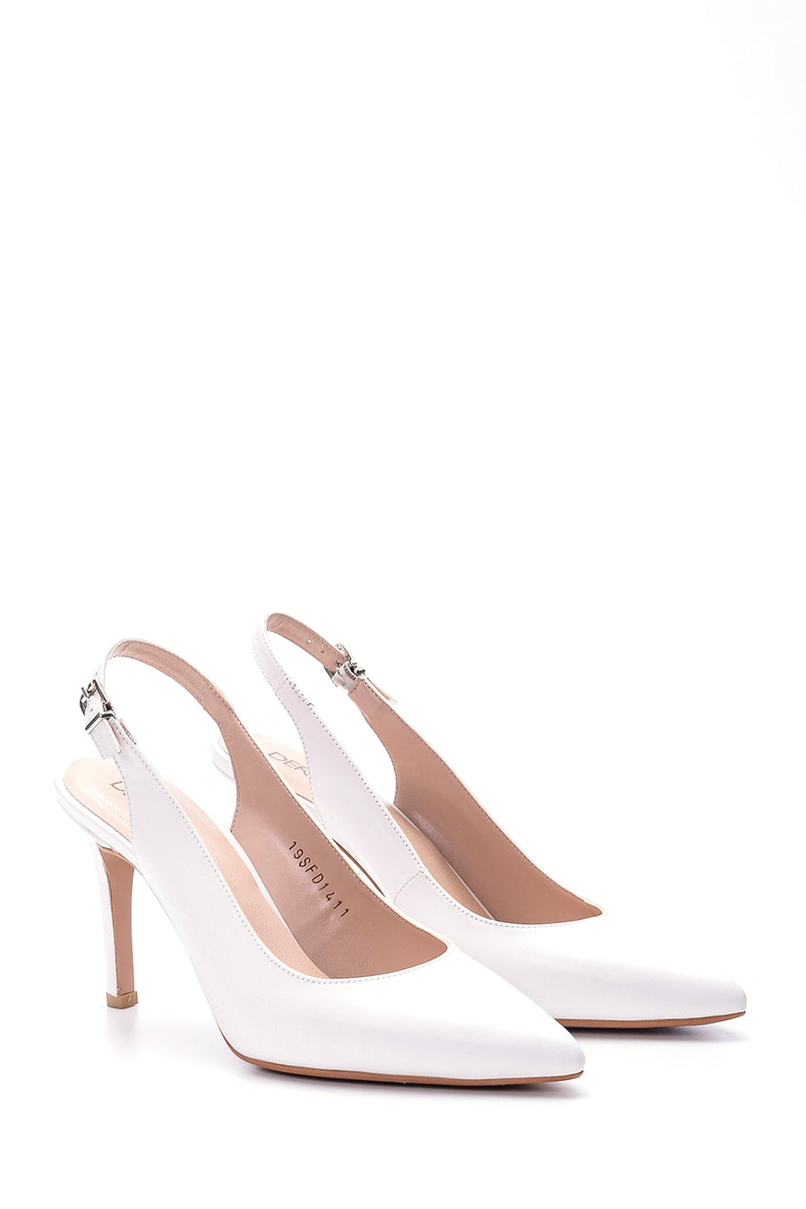 Women's Leather Heeled Shoes