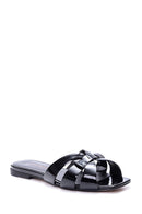 Women's Patent Leather Slippers | Derimod