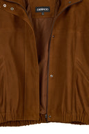 Deborah Woman Brown Oversize Suede Jacket | Derimod