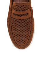 Men's Leather Nubuck Loafer | Derimod