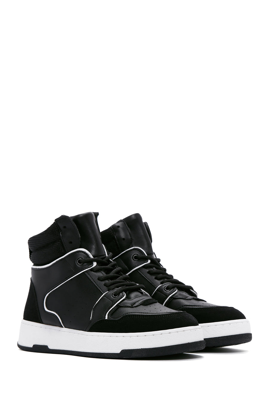 Women's Black High Top Sneaker