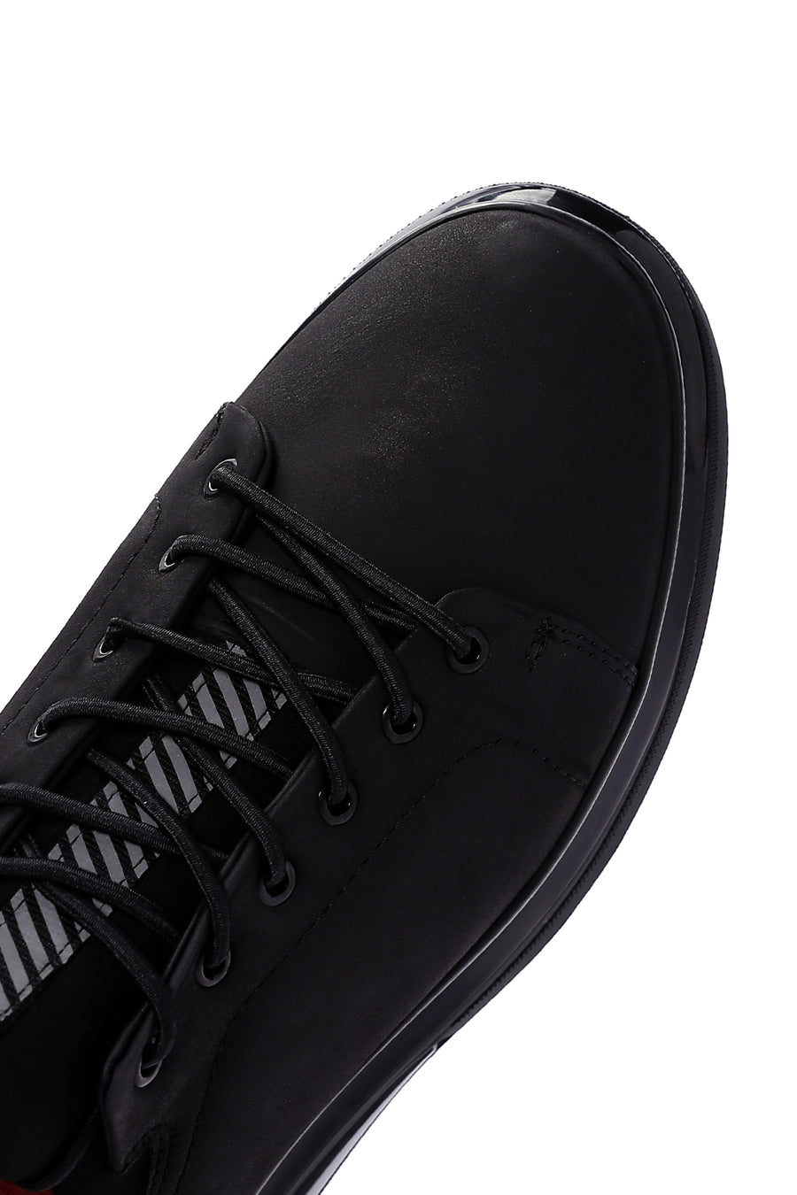 Erkek Siyah Nubuk Deri Sneaker