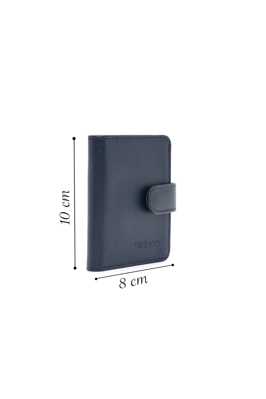 Men's Navy Blue Leather Card Holder