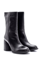 Women's Heeled Leather Boots | Derimod