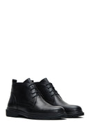 Men's Black Leather Classic Boots | Derimod
