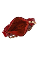 Woman Red Long Strap Quilted Mini Evening Bag | Derimod