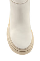 Women's Leather Thick Sole Boots | Derimod