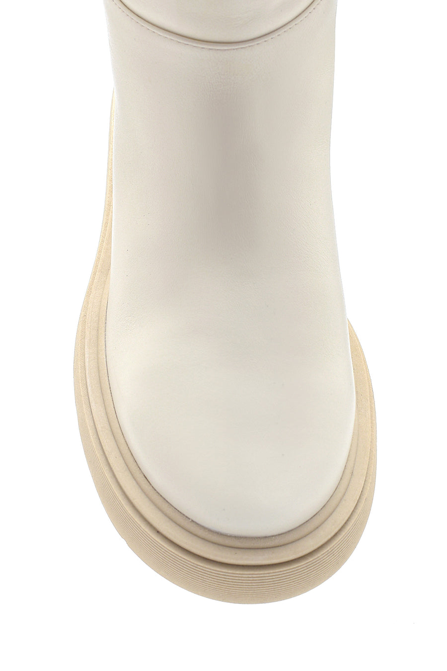 Women's Leather Thick Sole Boots