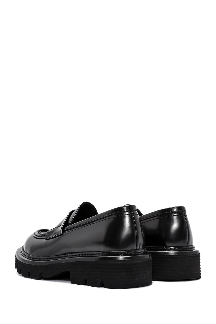 Erkek Siyah Deri Casual Loafer