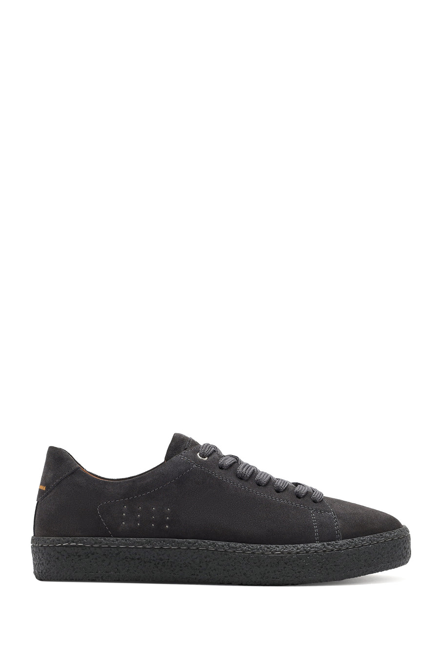 Erkek Gri Bağcıklı Süet Deri Sneaker 26SFD765010 | Derimod